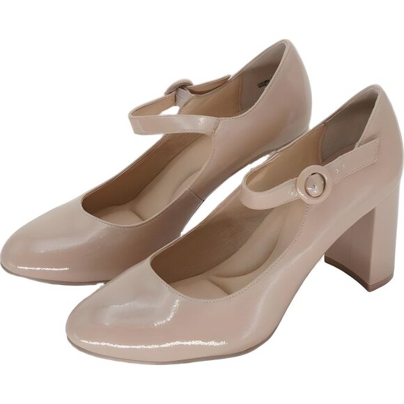 CL by Chinese Laundry Leader Mary Jane Pump Dark Nude Women's US 10 - Picture 2 of 6